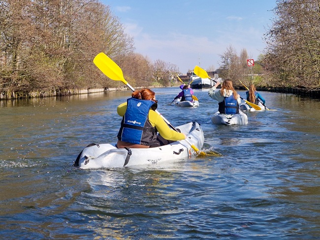 Port fluvial de La Porte du Hainaut à Saint-Amand-les-Eaux