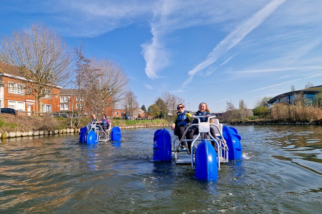 Port fluvial de La Porte du Hainaut à Saint-Amand-les-Eaux