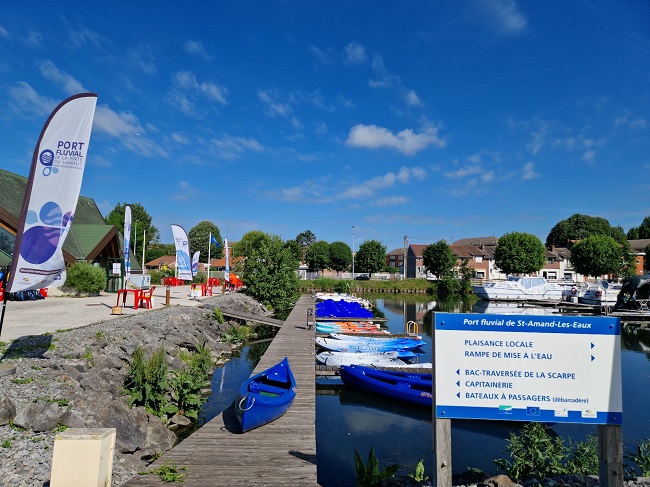 Port fluvial de La Porte du Hainaut