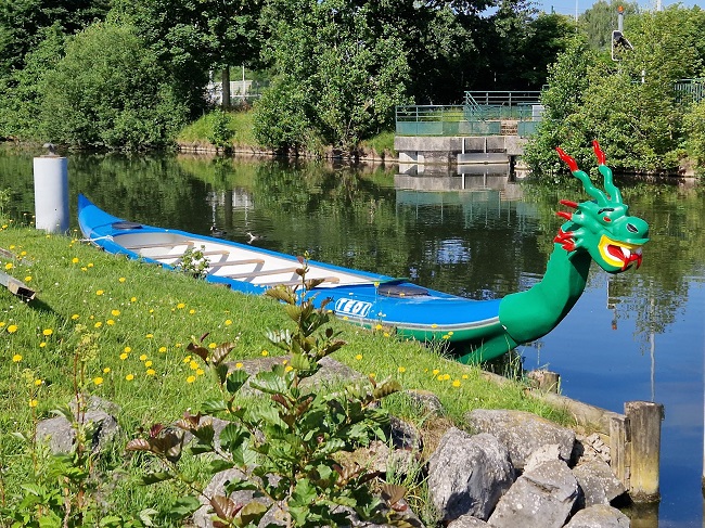 Dragon Boat au Port fluvial de La Porte du Hainaut