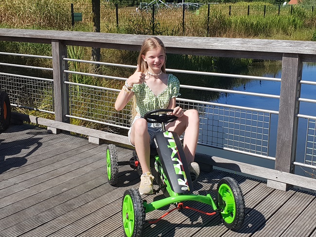 Kart à pédales au Parc de La Porte du Hainaut à Raismes