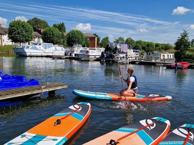 Paddle au Port fluvial de La Porte du Hainaut