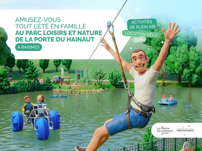 Parc Loisirs et Nature de La Porte du Hainaut à Raismes