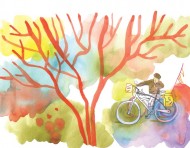 Les jardins collectifs à vélo
