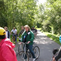 Randonnée à vélo © OT Porte du Hainaut