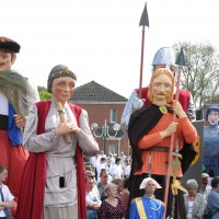 Sortie des géants Rictrude et Adalbaud à Abscon © C.A.P.H.