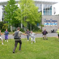 Marche nordique à destination des curistes © OT Porte du Hainaut