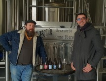 Porte ouverte sur la brasserie Bonne Bière à Hérin 