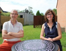 Porte ouverte sur le gîte de Karine et Denis à Saint-Amand-les-Eaux 
