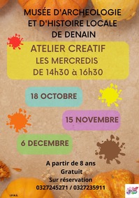 |Atelier Créatif Jeune Public| Au Musée de Denain