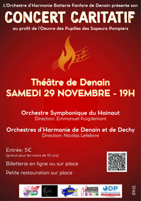 Concert caritatif pour l’Œuvre des Pupilles des Sapeurs-Pompiers de France