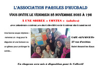 Soirée contes – Association Paroles d’Hucbald