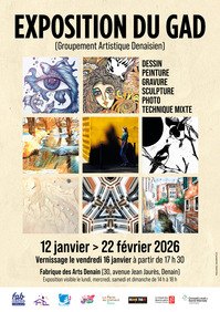 Exposition du GAD - Groupement Artistique Denaisien
