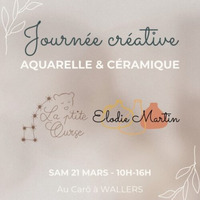 Journée créative aquarelle et céramique