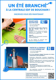 Un été branché à la centrale EDF de Bouchain !