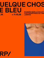 Exposition "Quelque chose de bleu" au CRP/
