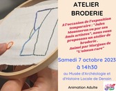 [Atelier Broderie/Adultes] Au Musée de Denain