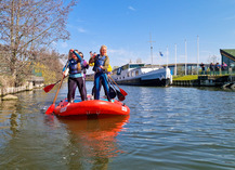 Activités nautiques au Port fluvial de La Porte du Hainaut - Saint-Amand-les-Eaux