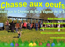 Chasse aux oeufs avec le Chemin de fer à Vapeur de la Scarpe - Saint-Amand-les-Eaux