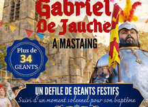 Baptême du géant Gabriel de Jauche à Mastaing - Mastaing