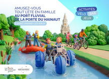 Activités nautiques au Port fluvial de La Porte du Hainaut - Saint-Amand-les-Eaux