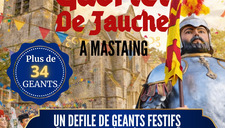 Baptême du géant Gabriel de Jauche à Mastaing