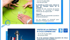 Un été branché à la centrale EDF de Bouchain !