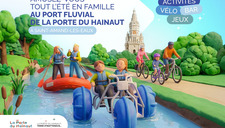Activités nautiques au Port fluvial de La Porte du Hainaut