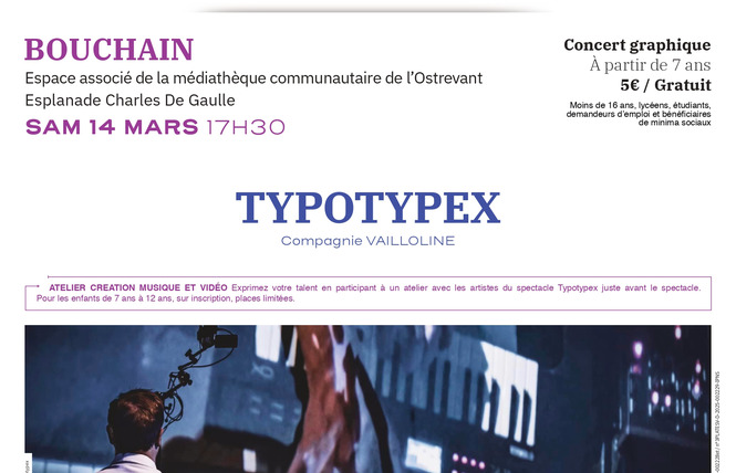 Spectacle Typotypex 2 - Bouchain